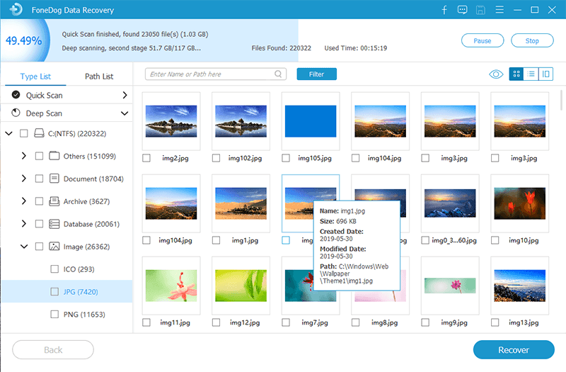 Obtenga una vista previa de sus datos y elija