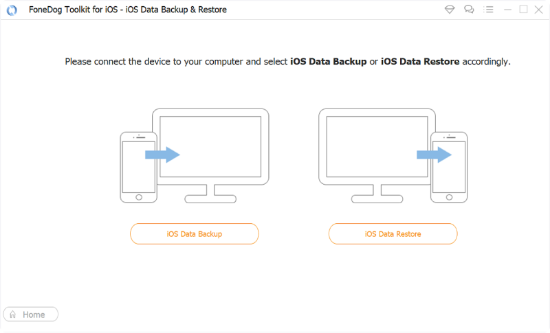 Dispositivo de complemento y elija Restaurar iOS