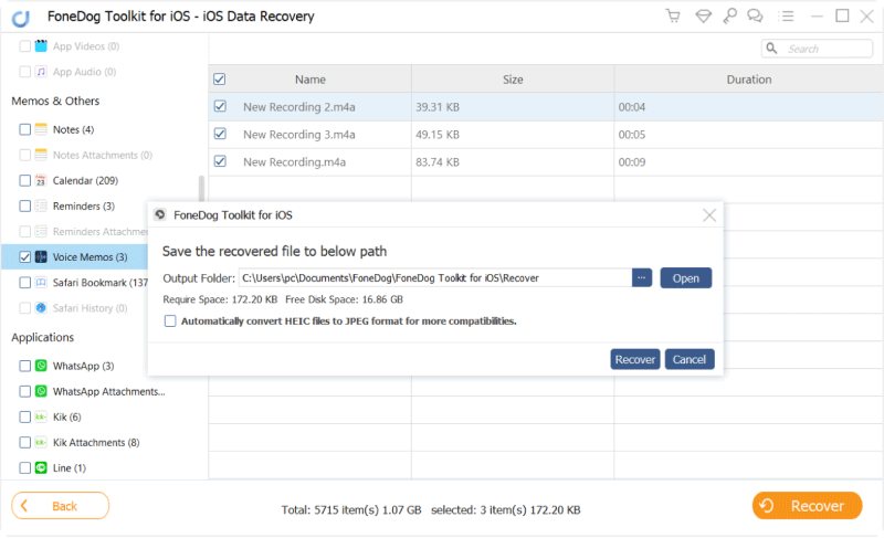 Recuperar notas de voz perdidas de iTunes