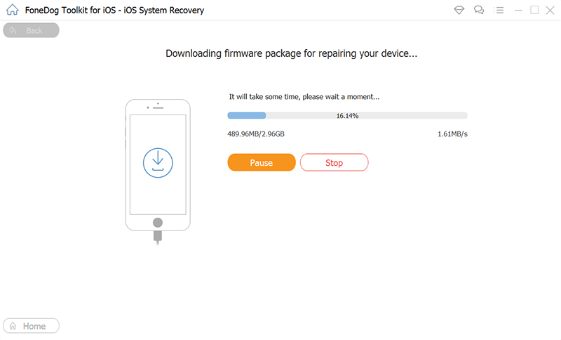 Descarga de firmware para resolver los nombres que faltan en los contactos del iPhone