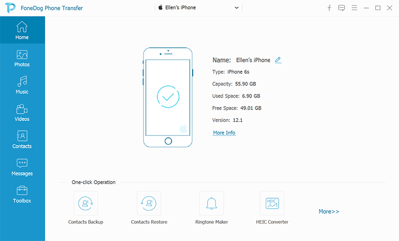 Eliminar podcasts del iPod usando FoneDog Phone Transfer