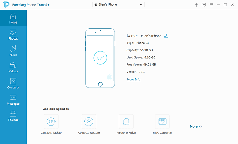 Transferir datos de Samsung a Pixel a través de FoneDog Phone Transfer