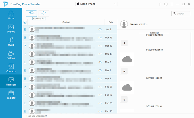 Use un software de transferencia para exportar contactos de iPhone a CSV