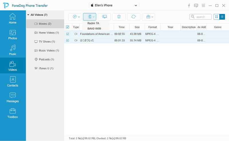 Cambiar archivos de iPhone a Huawei P30