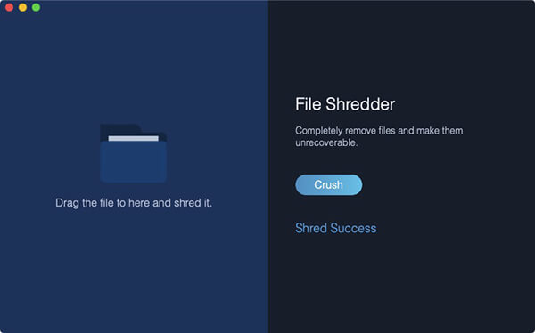 File Manger Shred Success
