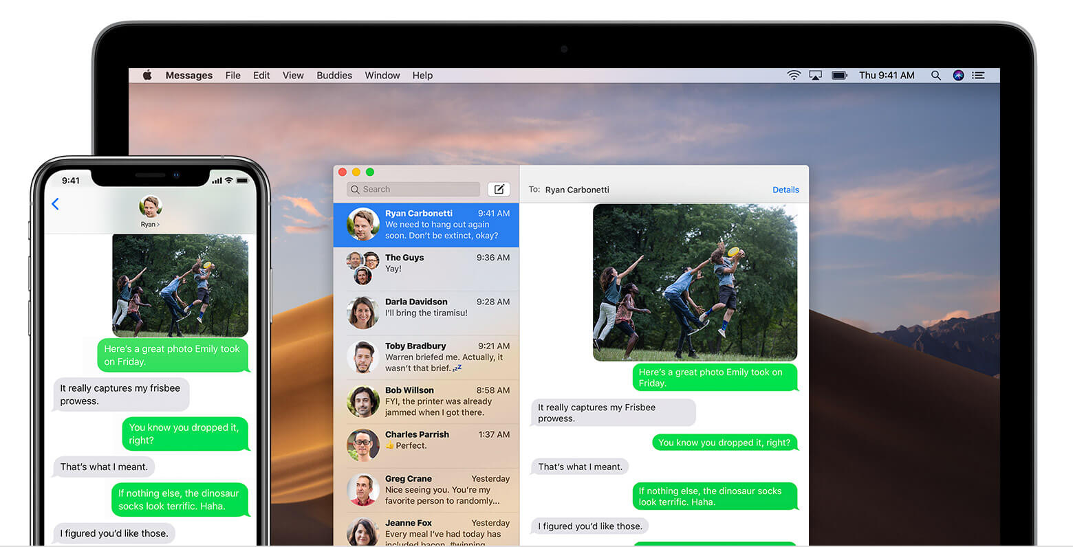 Transfiera mensajes de iPhone a Mac con iTunes File Sharing
