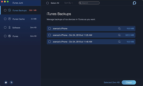 Clean Itunes Backups