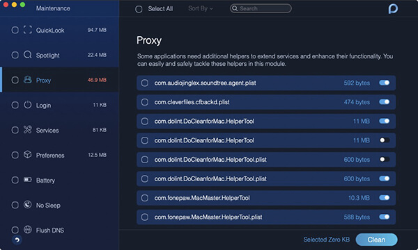 proxy de mantenimiento