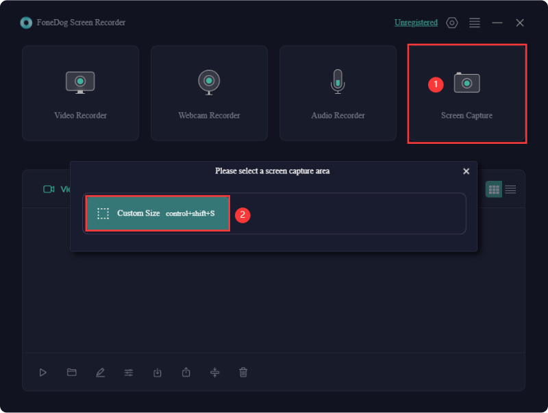 Cómo hacer una captura de pantalla en Surface Pro con FoneDog Screen Recorder