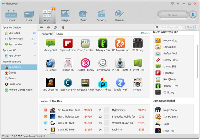 Exportar aplicaciones a PC para Moborobo Transferir aplicaciones de Android a PC