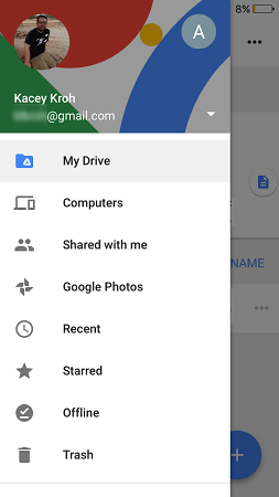 Recuperar videos eliminados en Samsung usando Google Drive