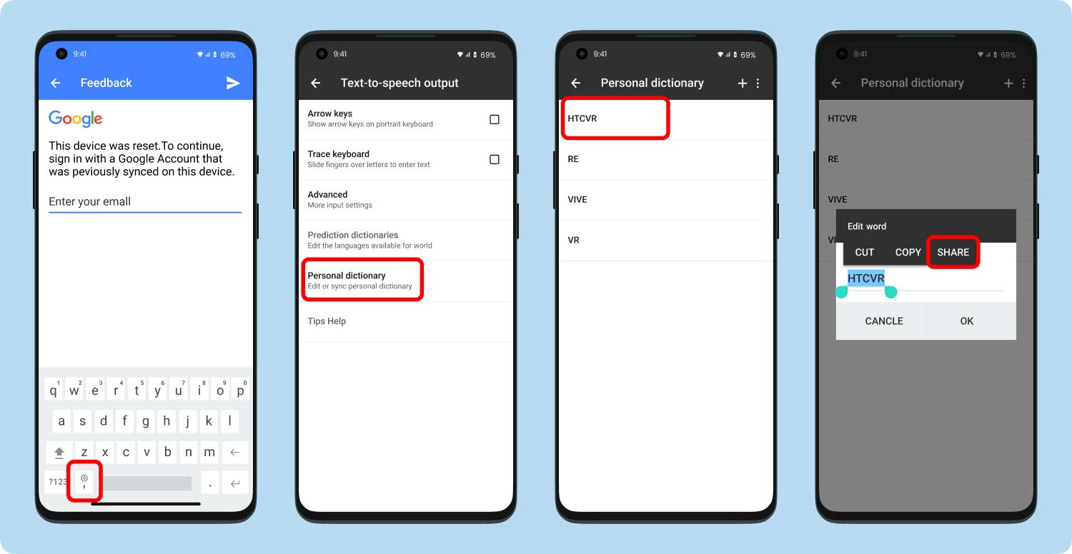 Omitir la verificación de cuenta de Google Htc