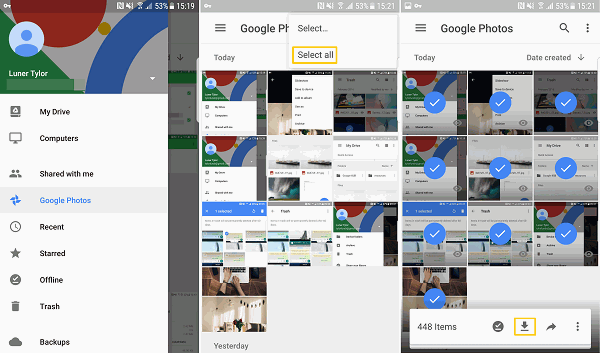 Transfiera Google Photos a otra cuenta enviando una invitación de biblioteca compartida