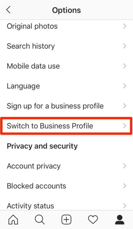 Programe publicaciones de Instagram para perfiles comerciales