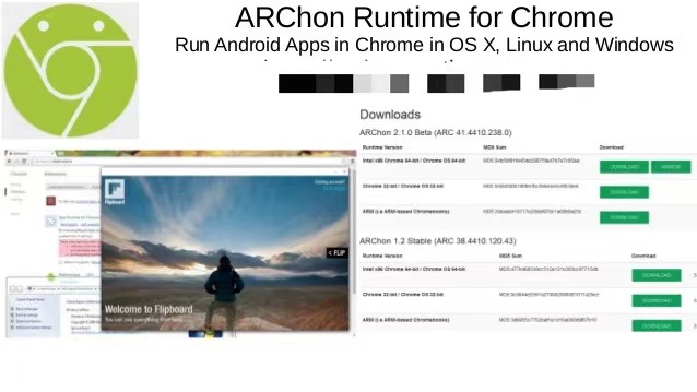 Tiempo de ejecución de ARCHon para Chrome