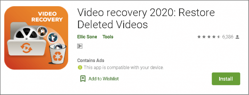 Recupere videos eliminados de Android de forma gratuita con Video Recovery 2020