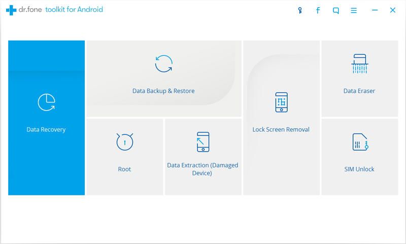 Top Tools Backup App y datos de la aplicación Android Dr Fone