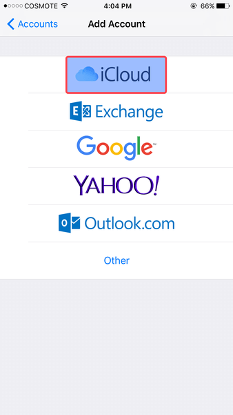 Cómo sincronizar contactos de iPhone con iCloud
