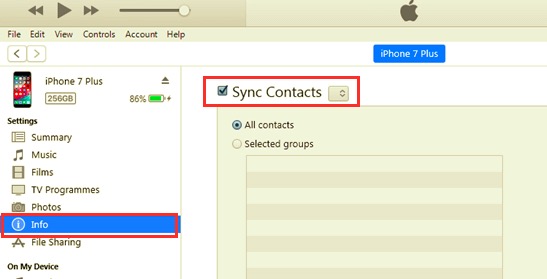 Transferir contactos de iPhone a Mac con un cable USB