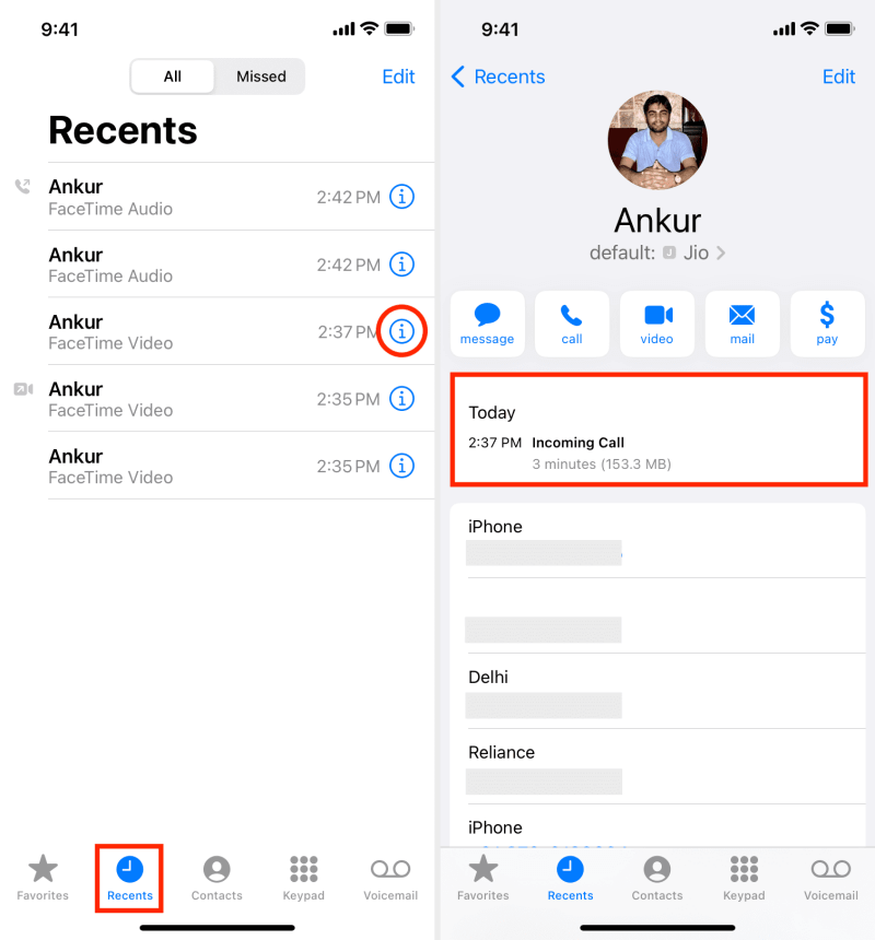 Obtenga fotos eliminadas recientemente en iPhone usando hilos de aplicaciones de mensajería