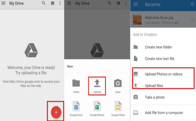 Transfiera datos de Android a iPhone sin restablecer usando Google Drive