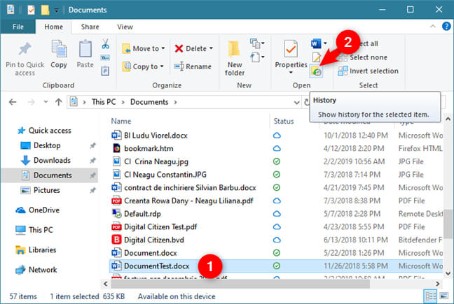 Recuperar archivos de PowerPoint no guardados usando el historial de archivos de Windows