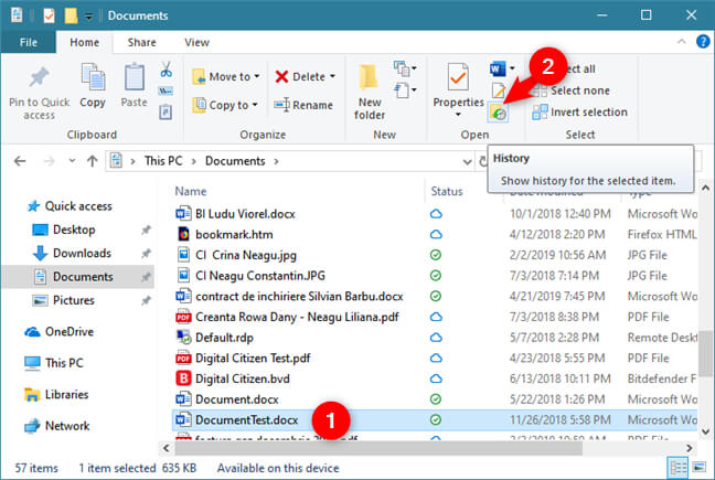 Recuperar archivos de PowerPoint no guardados usando el historial de archivos de Windows