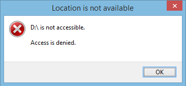 Comprobando si el disco duro es accesible