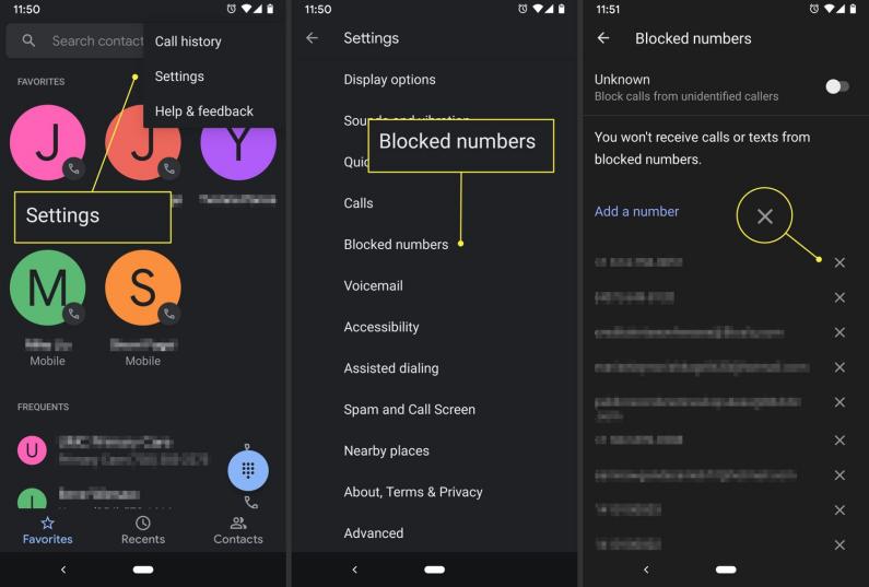Recuperar mensajes bloqueados en Android