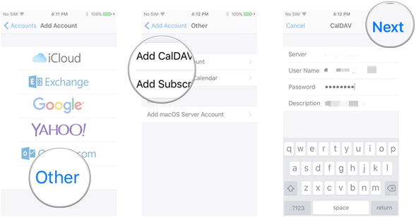 Configuración completa de iPhone para transferir contactos de Sony Xperia a iPhone