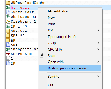 Recuperar archivos de Excel sobrescritos en Windows usando la función anterior