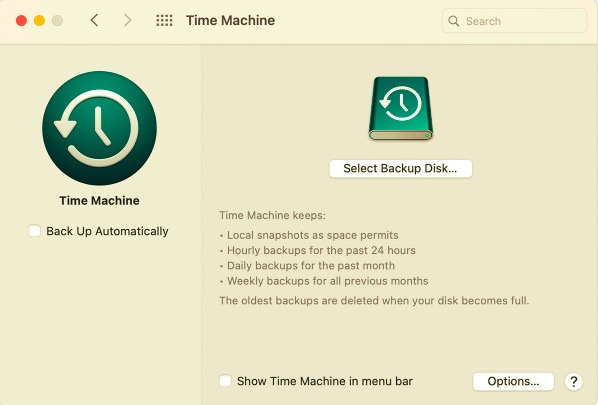Utilice Time Machine para recuperar un archivo perdido