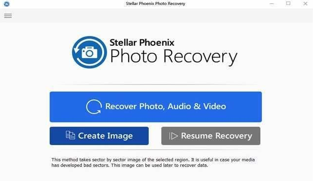 Utilice Stellar Phoenix Photo Recovery