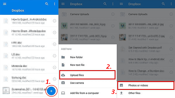 Enviar vídeos desde Android a iPhone a través de Dropbox