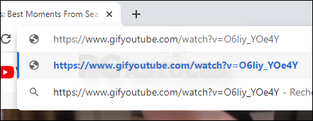 Cómo convertir un clip de YouTube en GIF usando Internet