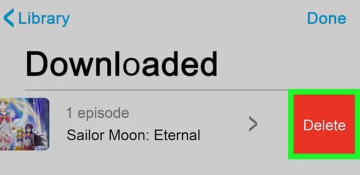 Eliminar películas de la biblioteca de iTunes desde iPhone