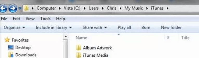 Ubicaciones de la carpeta multimedia de iTunes en diferentes dispositivos