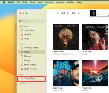 Intenta volver a descargar música de tu iTunes Store en tu Mac