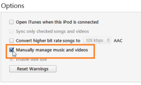 Eliminar música del iPod de forma selectiva