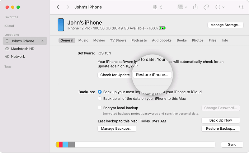 Restaurar iPhone en iTunes Resolver ¿Restaurar un iPhone Eliminar todo?