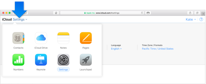 Restaurar iPhone desde la copia de seguridad usando iCloud.com