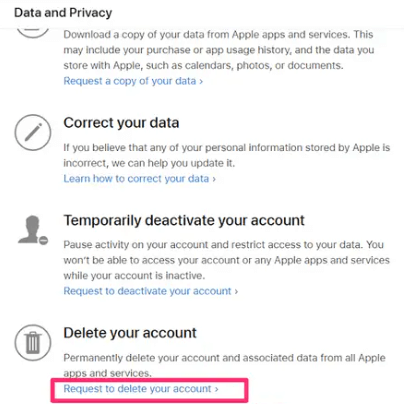 Cómo eliminar permanentemente su cuenta de iCloud