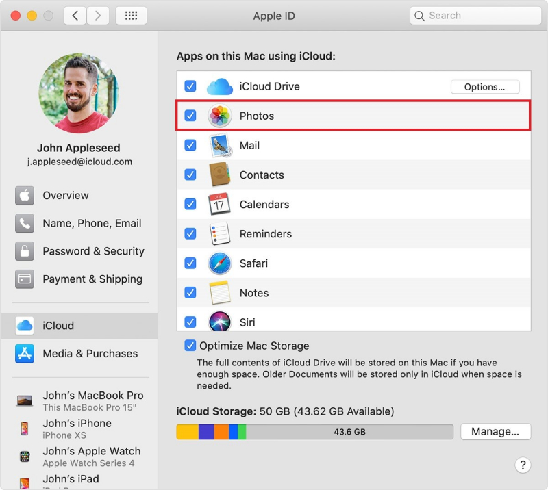 Transferir iPhone GIF a Mac a través de iCloud