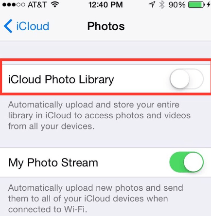 Active la biblioteca de fotos de iCloud de Mac para solucionar el problema cuando las fotos no se cargan en iCloud