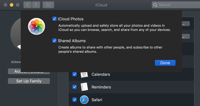 Importar videos desde iPhone a Mac a través de iCloud
