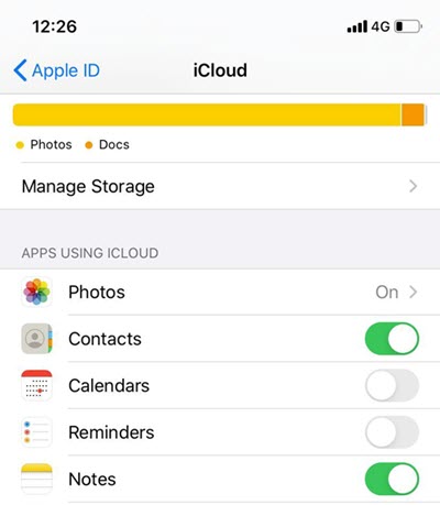 Razones principales por las que “las fotos enviadas a través de iCloud no se descargan”: almacenamiento lleno