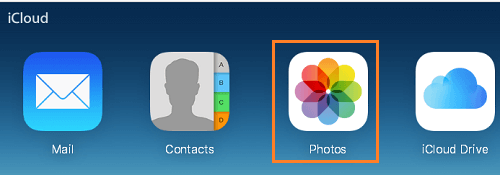 Seleccione Todo en Fotos de iCloud a través de la aplicación iCloud