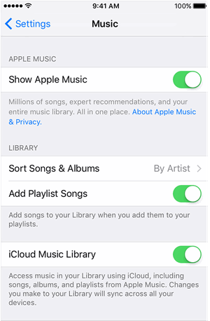 Transfiera música de iPad a iPhone usando iCloud Sync