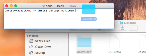 Mostrar archivos ocultos Nohidden Drag