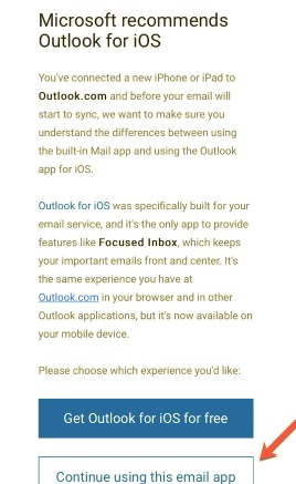 Conecte la cuenta de Outlook a la aplicación Stock Mail para arreglar Outlook